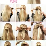 Pony long hairstyles 2013