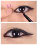 How to apply eye liner on small eyes