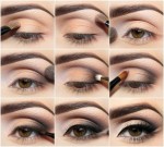 How to make smokey eyes brown black