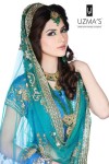 pakistani bridal makeup 2013 green dress