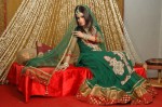 Green bridal mehndi dresses collection