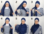 How to wear hija step by steps