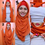 How to wear hijab in new style