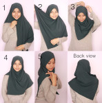 How to wear simple hijab