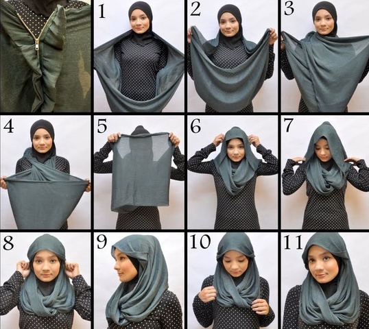 How To Wear Hijab Hijab Styles Tutorial Step By Step