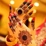 Traditional bridal henna designs