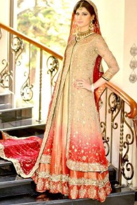 New Pakistani bridal dress for first day