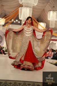 Pakistani bridal frock