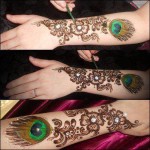 glitter mehndi designs 2014