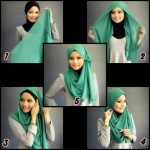 hijab for round face