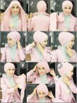 hijab style for oval face