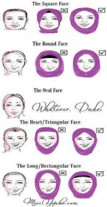 hijab styles for your face