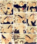 how to wear hijab for round face