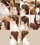 simple high volume pony tail