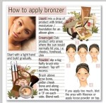 how to apply bronzer