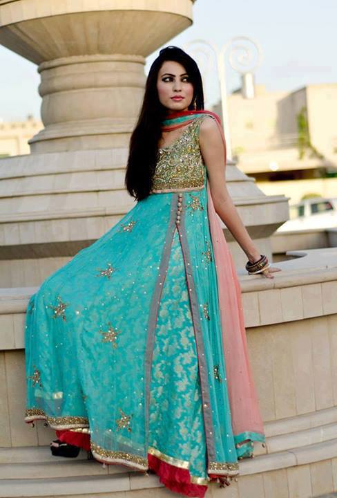 Angrakha style frocks 2014