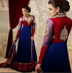 Indian angrakha style frocks 2014