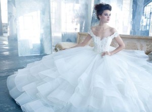 Lazaro ball gown wedding dresses 2014 