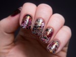 Splatter Nail art designs