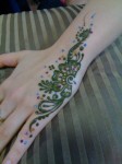 latest mehndi for hands 2014