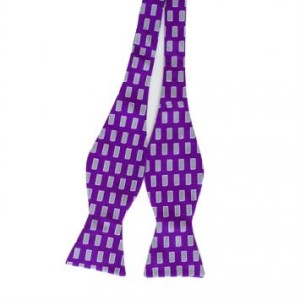 Southern proper boe tie Purple gameday bowtie