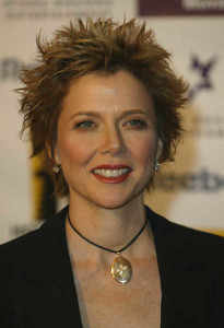 annette bening short spiky hairstyles for women over 40