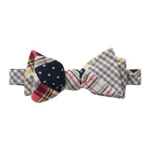 mens bow ties collection 2014 Patch work in plaid color