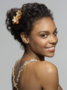 Natural updo hairstyles for black women