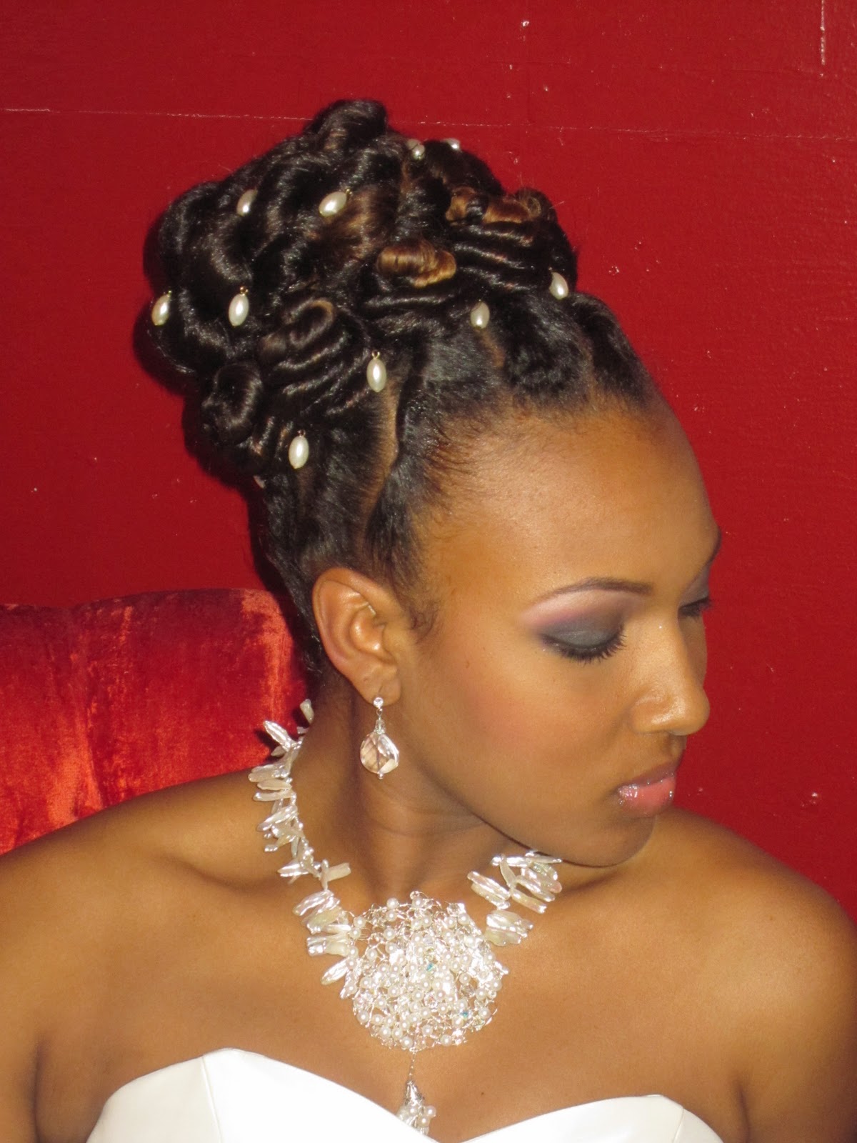 Natural Updo Hairstyles for Black women- Prom Hairstyles 2014