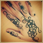 Arabic henna patterns