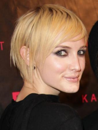 Ashlee Simpson new short hairstyle for women