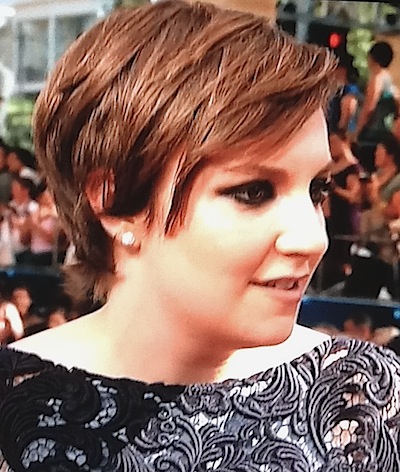 Lena dunham popular pixie cut 2014