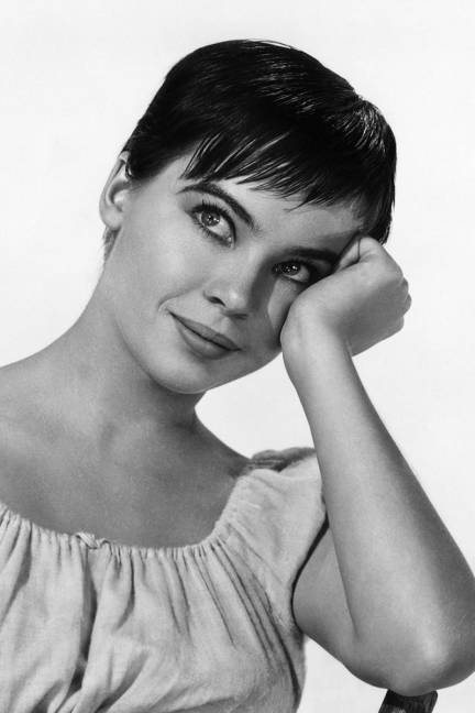 Leslie Caron pixie hairstyles of 1950