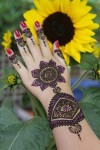 glitter henna designs for girls