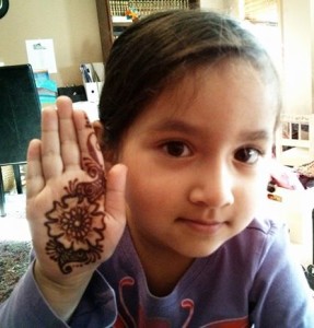 mehndi designs for kids 2014