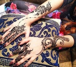 new mehndi designs for girls 2014