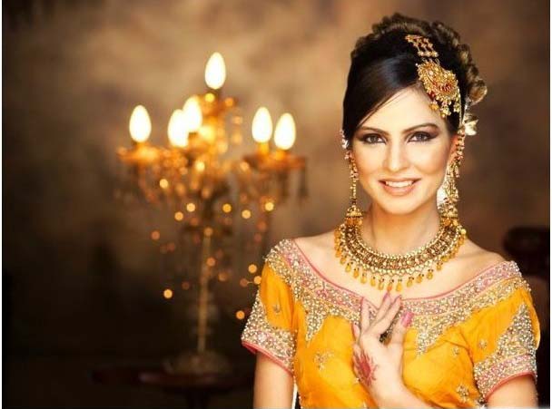 Pakistani Wedding Hairstyles for Girls Pictures b