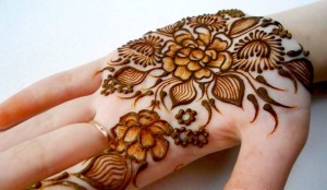 Flower mehndi designs