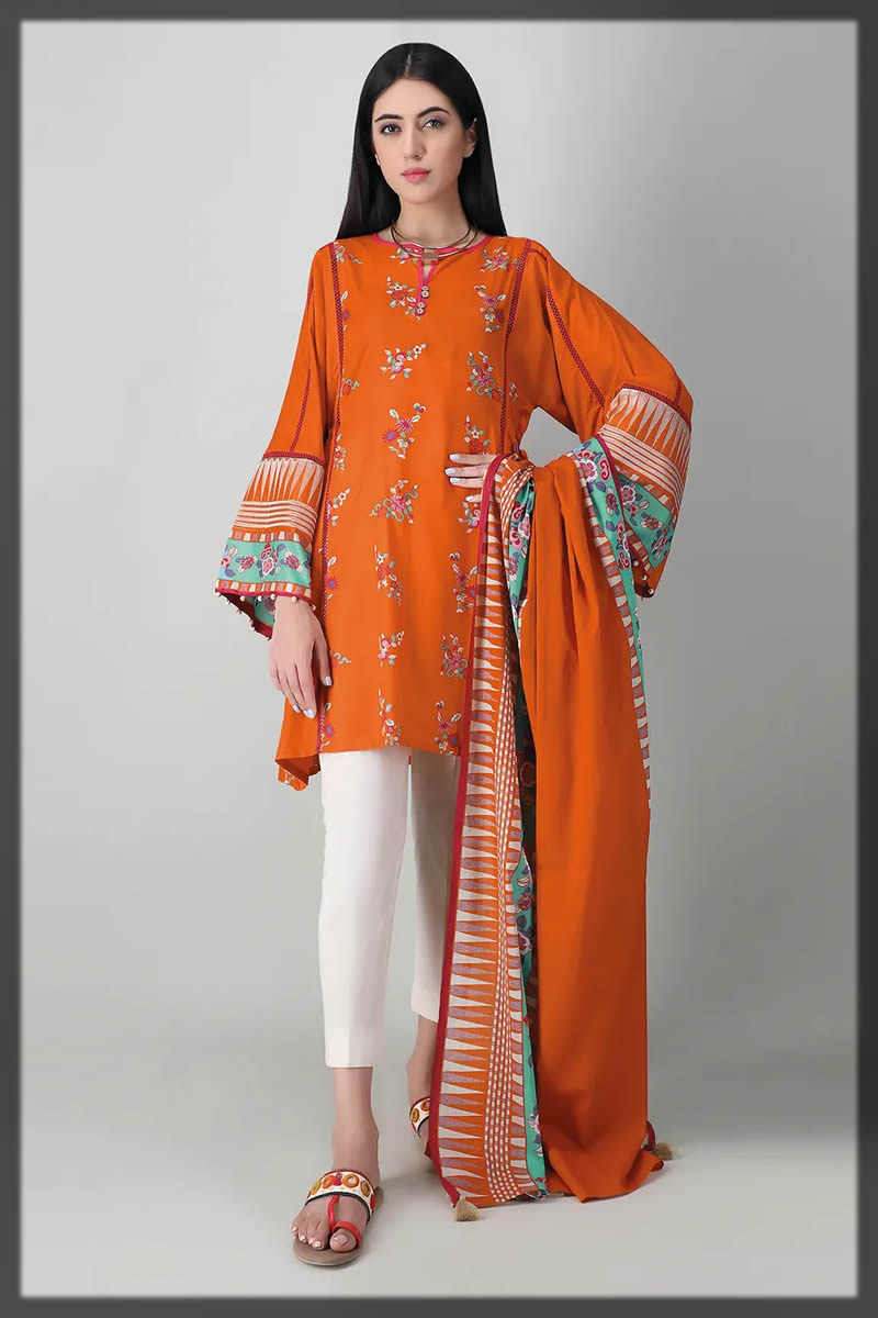vibrant-orange-summer-dress